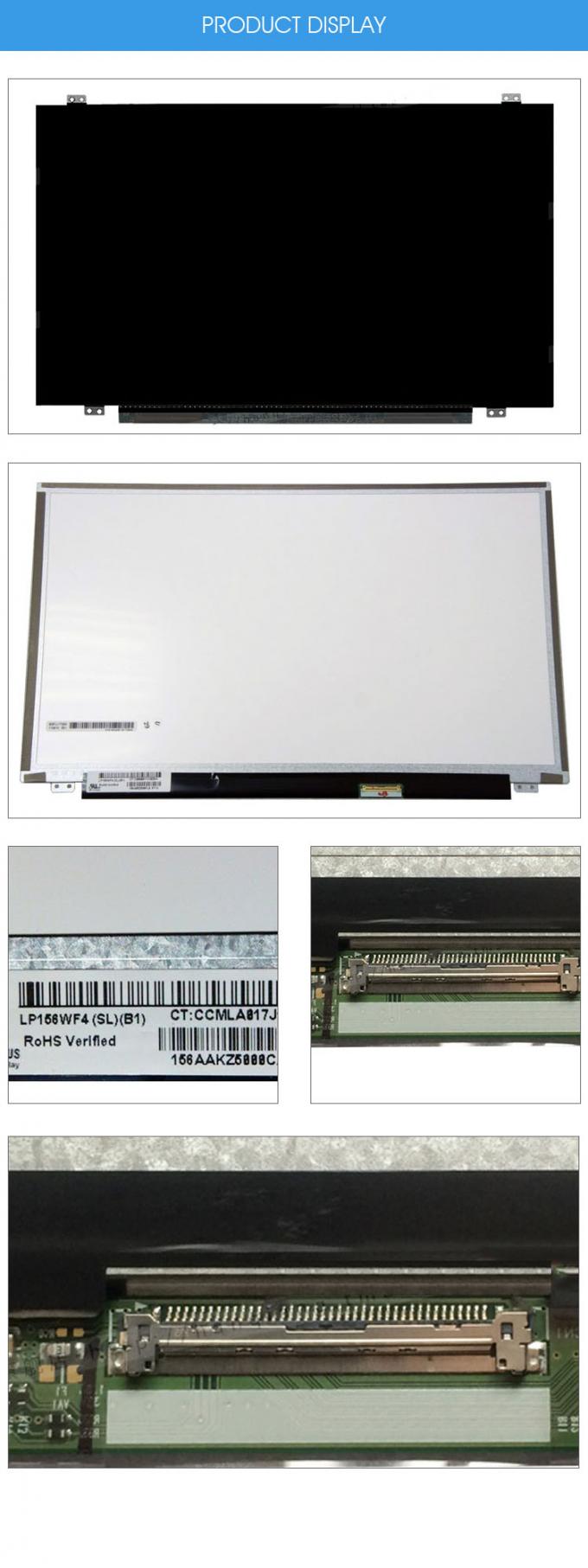 Schermo LCD pieno dell'interfaccia HD dell'esposizione di LVDS/schermo a 15,6 pollici LP156WF4 SL B1 del computer portatile