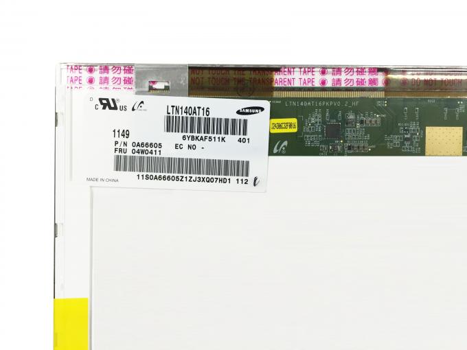 Pin LCD del cavo 40 del computer portatile LVDS della visualizzazione/LED del computer portatile a 14 pollici LTN140AT22