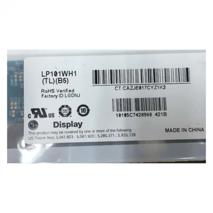 1366 (RGB) pannelli LCD del computer portatile X768/Pin LCD a 10,1 pollici del pannello LP101WH1 TLB5 LVDS 40