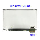 Esposizione LCD a 14 pollici Lp140wh8 Tla1 1366x768 di Pin HD di LVDS 40 per il computer portatile del LG