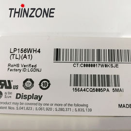ISO Lvds 40 Pin 15.6 Inch Laptop Display , Tft Lcd Panel LP156WH4-TLA1 Slim Thickness